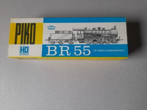 modelleisenbahn h0 piko  lok br 55 dr 5-6302 tender dampflok  ovp