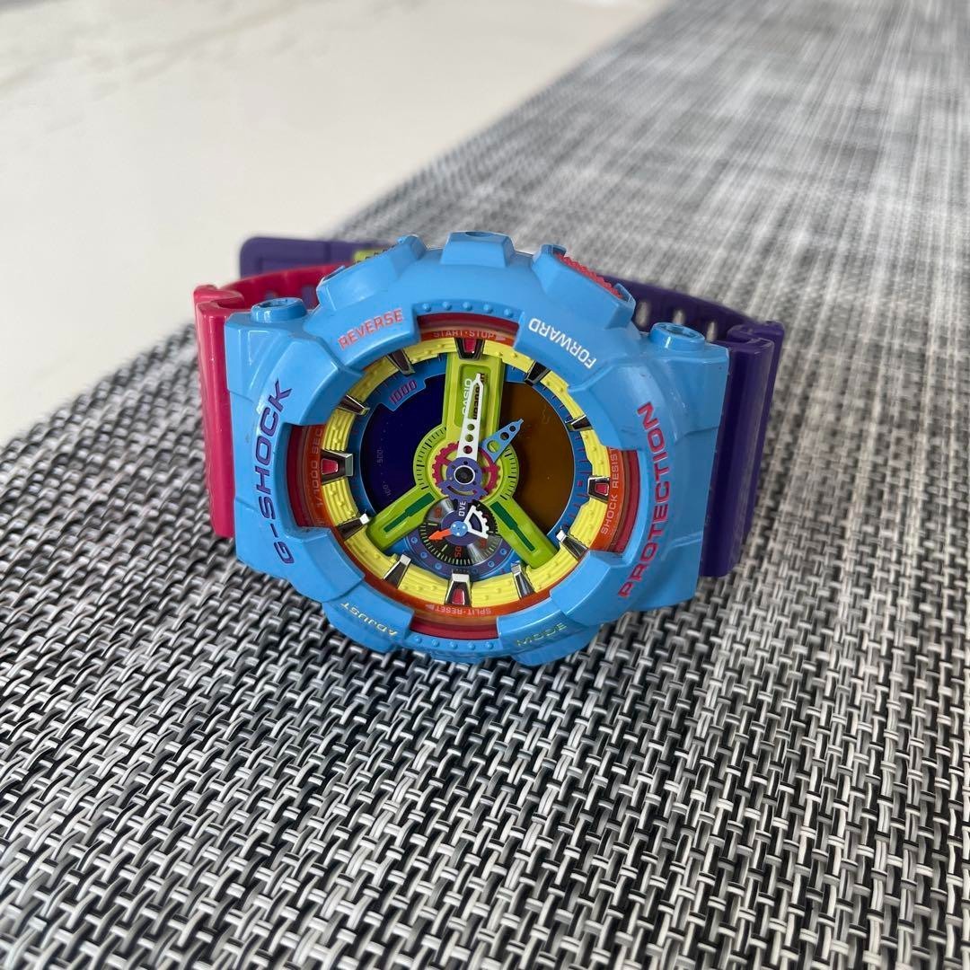 CASIO G-SHOCK GA-110F-2JR Limited Edition Hyper Color Japan Used