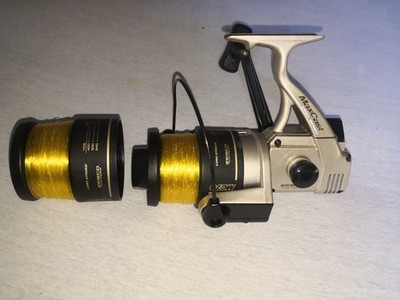 Angelrolle, Quantum max Cast Zebco MC70,Stationärrolle+Ersatz Spule