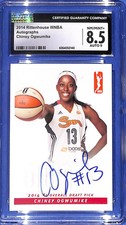 2014 Rittenhouse WNBA Autographs Chiney Ogwumike RC CGC 8.5 NM/MT+/Auto 9 - Sun