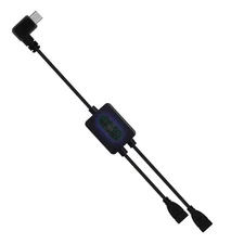 90 Degree Micro USB Male to Female Splitter 1 in 2 Out,Micro USB 1 to 2 Y Spl