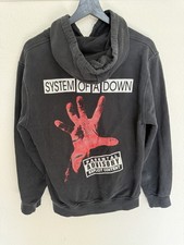 System of a Down vintage Heavy Metal Band Men's Black Hoodie