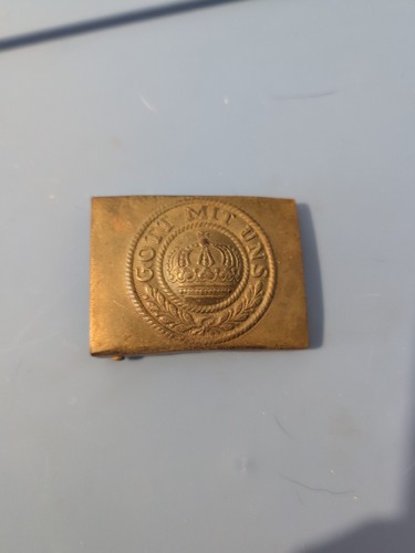 WWI Imperial German Army Enlisted Man’s Belt Buckle Koppelschloss Military
