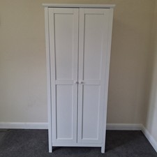John Lewis Wilton Narrow 2 Door Wardrobe White – Dismantled for Collection