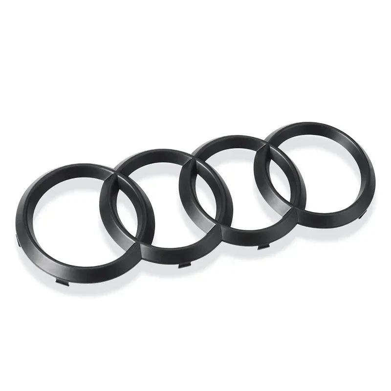 Audi Emblem 4 Rings Black - Grille Logo/Cover/Basket A3 A4 A5 A6 A7 Q2 Q3 Q5 - Image 3 of 4