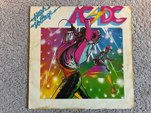 Vinyl 12" LP - AC/DC - High Voltage - First Press - Excellent Condition