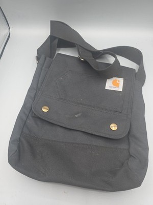 Carhartt Cross Body Carry All Black Durable Snap Closure Canvas Unisex