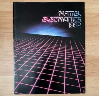 1982 Mattel Electronics Product Catalog Intellivision and handhelds
