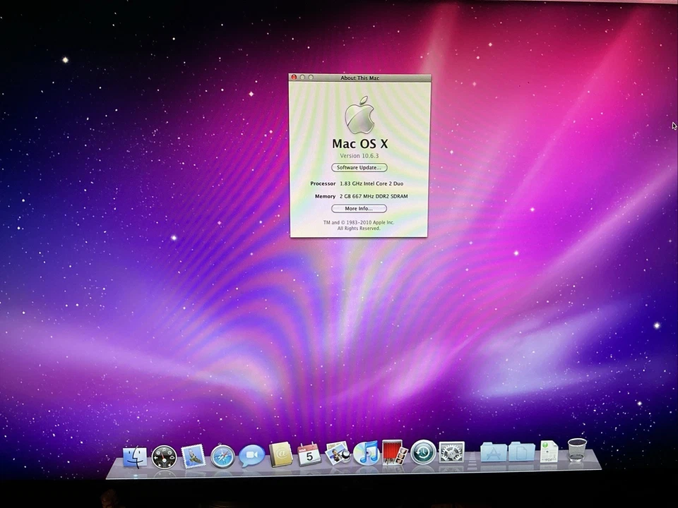 Apple Mac Mini w/ SSD - RETRO VINTAGE - OS X 10.6 Snow Leopard - TESTED - Image 2 of 4