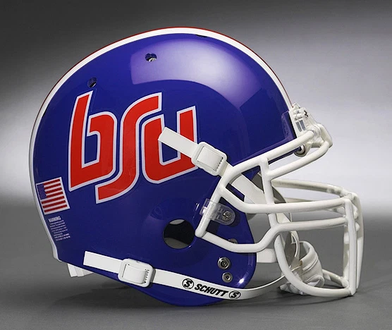 BOISE STATE BRONCOS NCAA Schutt XP Full Size REPLICA Gameday Football Helmet - Image 2 of 2