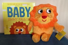 Kohl's Cares BABY by Jimmy Fallon New With Tags Plush New Hardcover Book Lion