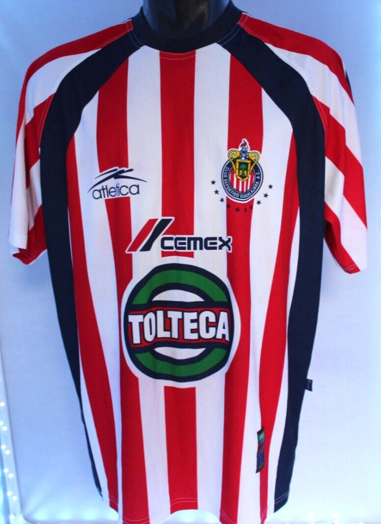 Chivas Atletica #58 Homenaje A Benjamin Galindo size XLarge 2000-2001 T
