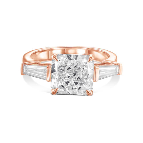 14k White Gold Ring F VS1 4.50 Ct Lab-created Diamond IGI CERTIFIED Love Gift - Picture 3 of 6