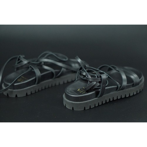 Lita by Ciara Lug Lace Up Gladiator Sandals Size 41 10 Strappy $268 Chunky - Picture 9 of 12
