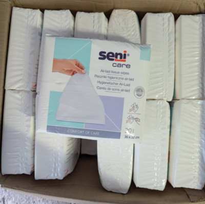Seni Care Hygienetücher Air-Laid - 30 Stüc| Packung (30 Stück)