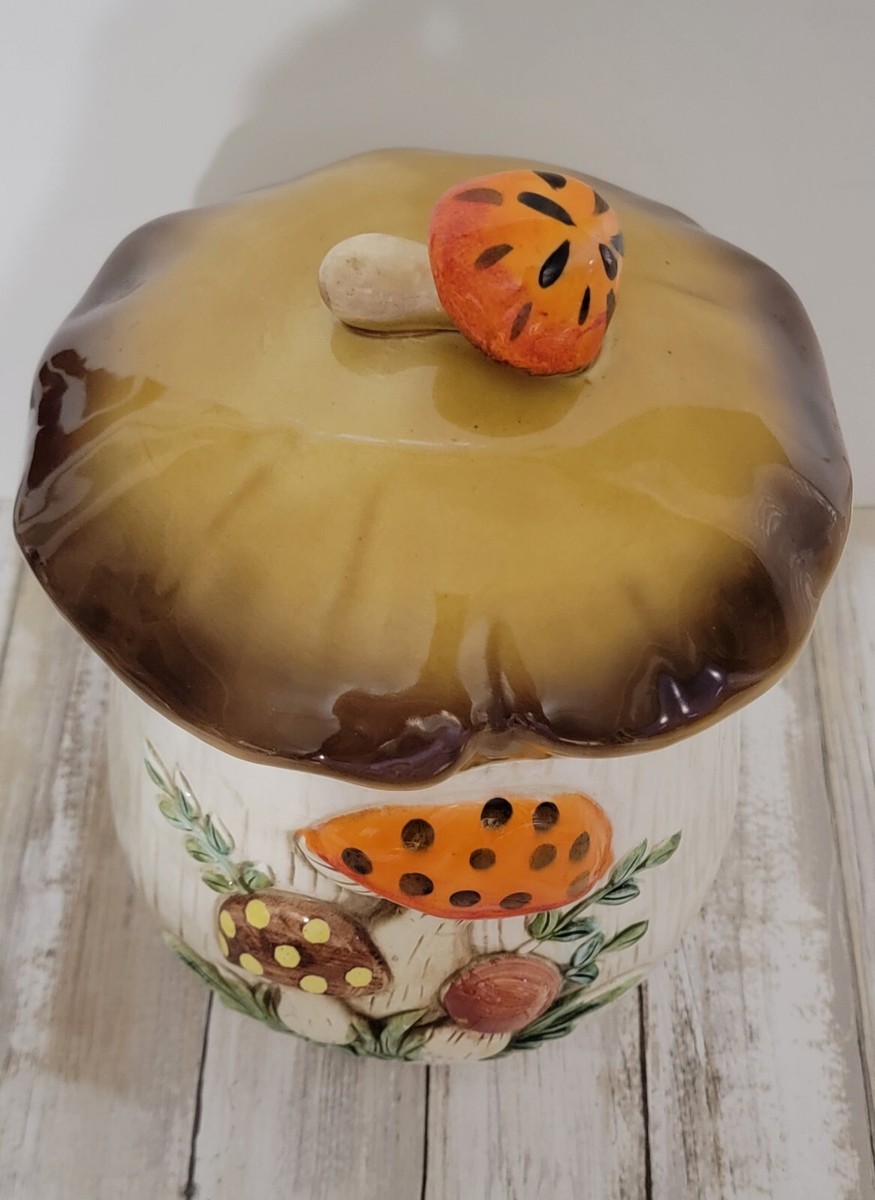 Merry Mushroom Canister 1976 Roebuck Sears 8 