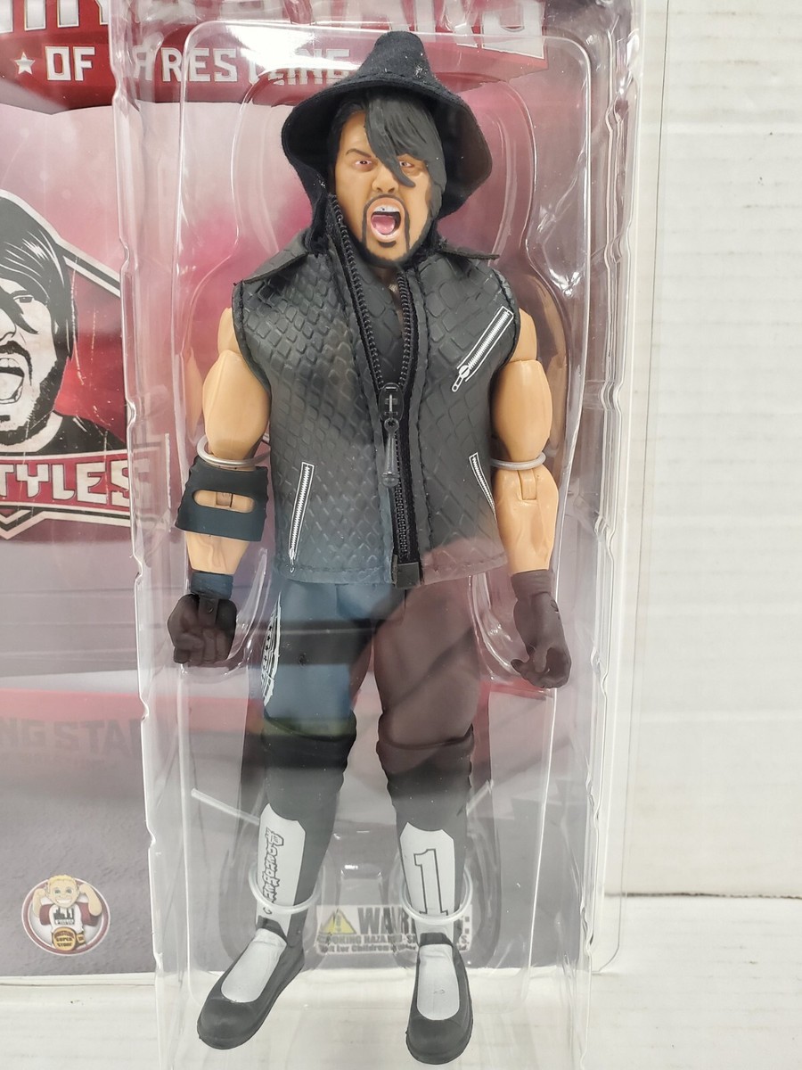 RISING STARS OF WRESTLING SERIES AJ STYLES ACTION FIGURE FIGURES