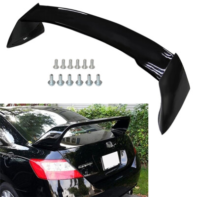 #ad Fits 06 11 Honda Civic 4DR Sedan Glossy Black Mugen Style RR Trunk Wing Spoiler $68.90
