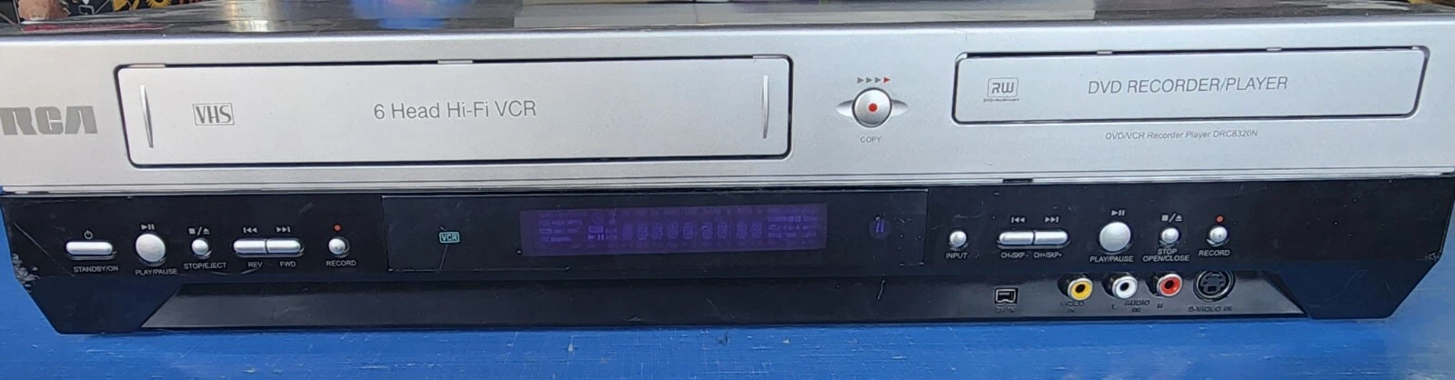 RCA DRC8320N Dvd Recorder VCR Combo With Remote And User Guide Will Not Power On