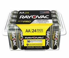 Rayovac Ultra Pro Alkaline AA Double A 24 Pack Expiration 2030 READ