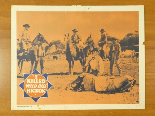 Original Vintage 1956 I Killed Wild Bill Hickok Lobby Card Set of 6 - Picture 8 of 8