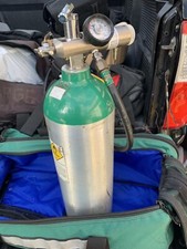 Medical Oxygen Aluminum Tank Size D M-15 With Valve And Regulator