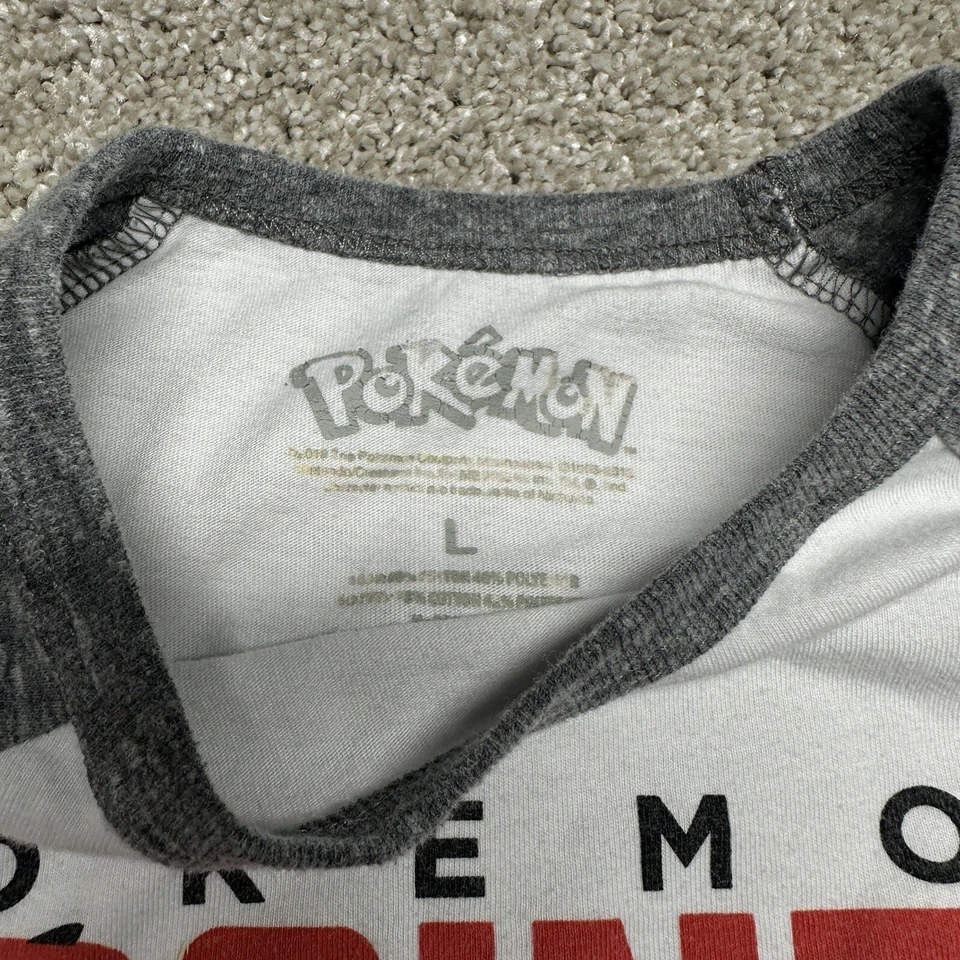 Camiseta gráfica de manga larga estilo béisbol Pokemon Trainer niños talla grande Foto 3 de 4