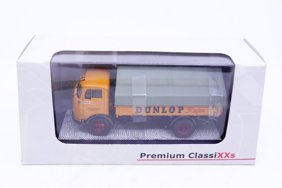 3900🚚 Premium ClassiXXs 1:43 Mercedes Benz LP 911 DUNLOP