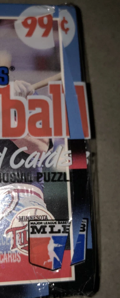 Pacote de violoncelo Donruss 1988 DOIS gêmeos mostrando: Tim Laudner (topo) e Kent Hrbek (traseiro) - Imagem 2 de 3