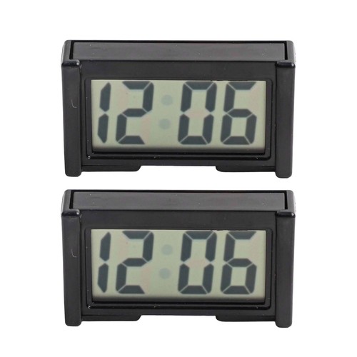 2 Pack Mini Digital Clock for Car For Air Vent Lightweight and Compact - Picture 8 of 12