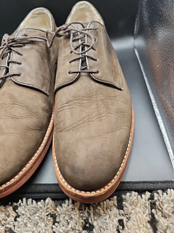 Brooks Brothers Men’s sz 10.5 D - Dark Brown Suede Oxford Shoes - Image 4 of 4