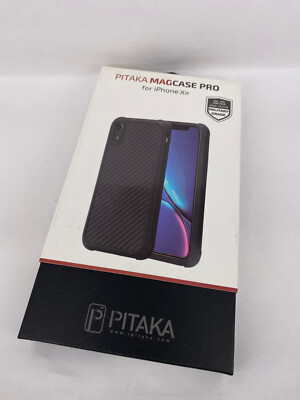 PITAKA iPhone Xr MagCase Pro Schwarz Aramid Carbon Hülle MagSafe
