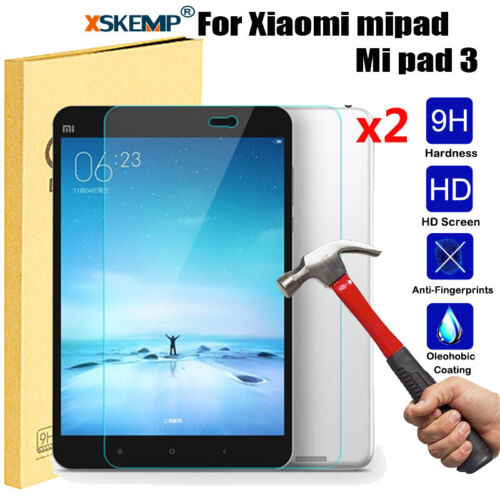 2Pcs Xiaomi Mi Pad 2 3 Tempered Glass Screen Protector Protective Ultra Clear - Picture 13 of 15