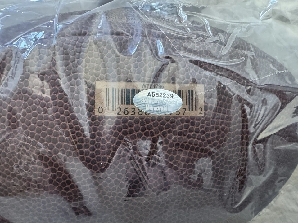 Fútbol americano de tamaño completo limitado Wilson NFL firmado por Barry Sanders de los Leones - SCHWARTZ Foto 3 de 3