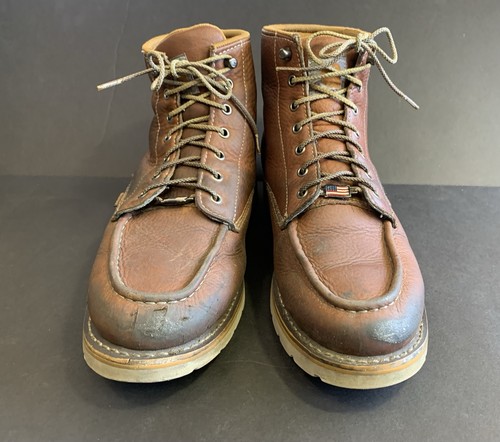 Carhartt Men's Moc Toe Waterproof Wedge Work Boots Size 11 - Picture 19 of 24