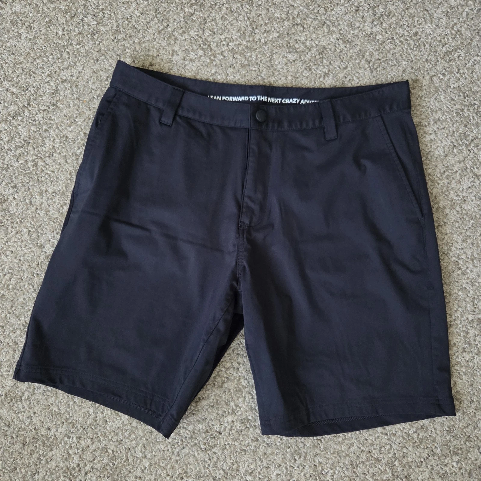 Rhone Commuter 9" Mens Shorts, Black Size 34 -EUC