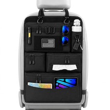 Backseat Car Organizer, Heavy Duty Tactical MOLLE Car Seat Back Organizer wit...