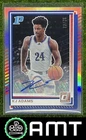 KJ Adams RC Auto 2025-26 Panini Donruss Holo 72/75 Kansas Jayhawks #79