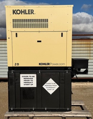 22 kw Kohler Diesel Generator - 2.5L 4 Cyl. - 2.0 Hours - Mfg. 2021