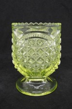 EAPG Indiana Tumbler & Goblet Co's Child's Canary Austrian Spooner