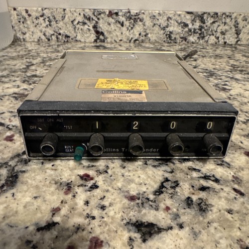 Collins TDR-950 TSO Transponder with Tray Works! 14V