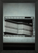 Top Down Tate Treppe gerahmtes Wandbild Poster Leinwanddruck Bild