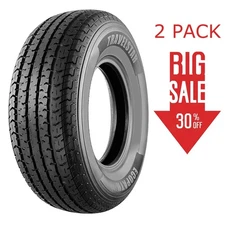 Set of 2 Travelstar Ecopath ST235/80R16 124M 10PR Load E Trailer Tire -FinalSale