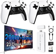 "2025New Wireless Retro Game Console 23 Simulators and over 20,000 Games 2.4G wi