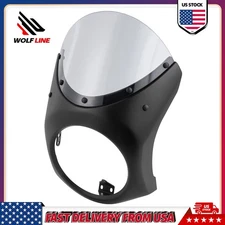 WOLFLINE Headlight Fairing Windshield Kit for Kawasaki Eliminator 500 2024-2025