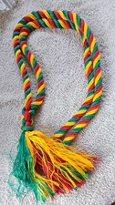 ROPE NECKSTRAP WITH TASSEL, also for bridleless riding. Size 56" by Easy-Does-It