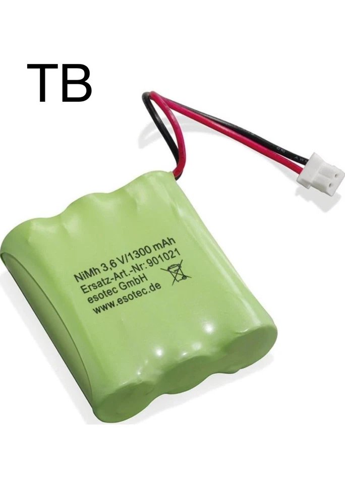 MARKENLOS Esotec Ersatz Akku Nimh 3,6V/1200 901021 - für Esotec WaterDrops 15 - Nr. 101100