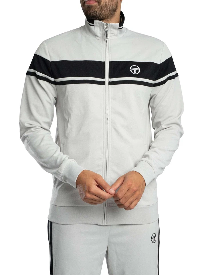 Sergio Tacchini Men's Damarindo Track Jacket, Grey - Image 2 of 4