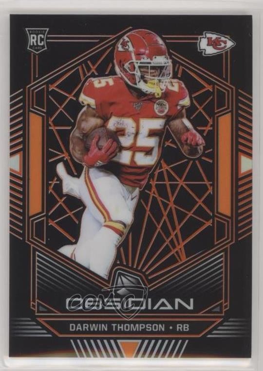 2019 Obsidian Rookies Electric Etch Orange 38/50 Darwin Thompson Rookie RC 7m3