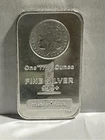 1 oz Silver Bar .999 Fine Silver Morgan Design